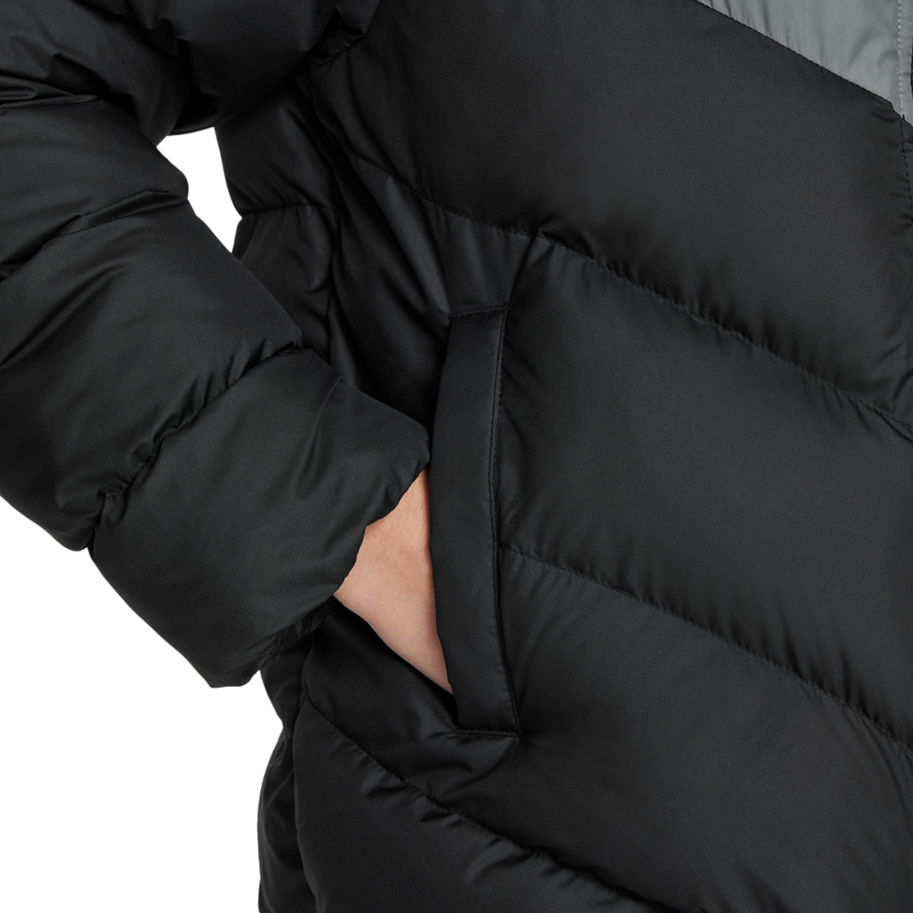 Nike ADP Colorblock Puffer Jacket  Image 3 of 3. Tap to open photo gallery.