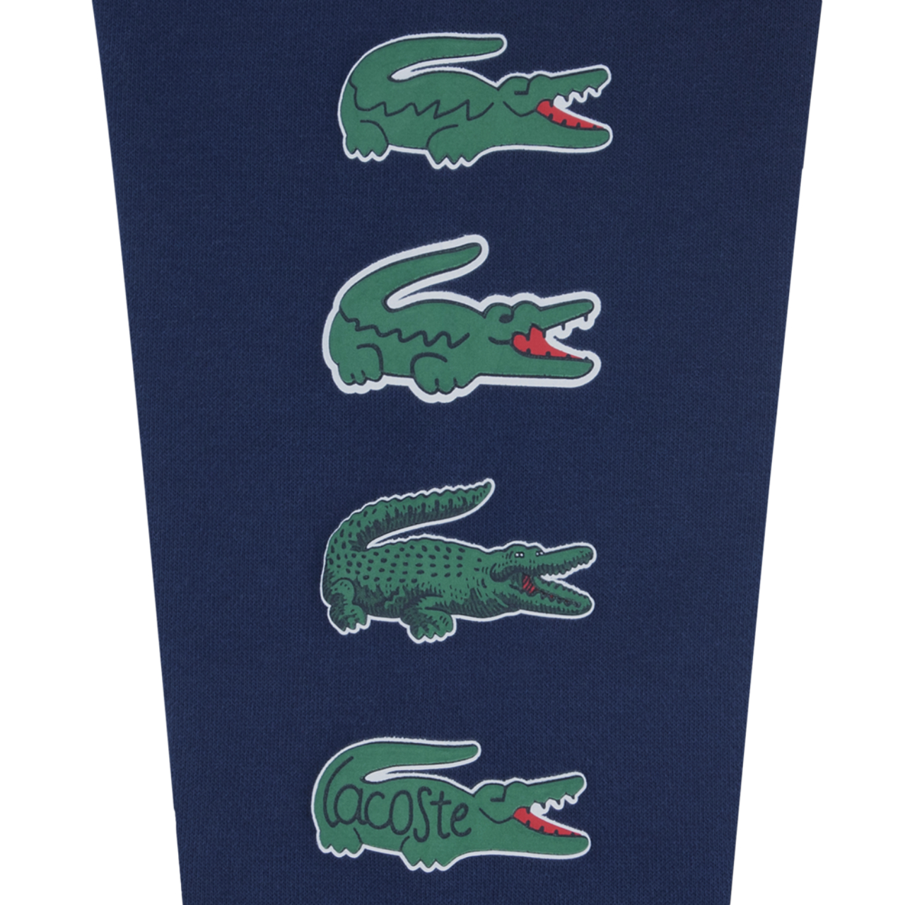 Lacoste Chandail à capuchon avec glissière complète molletonné avec imprimé Image 7 de 8. Appuyez pour ouvrir la galerie de photos.