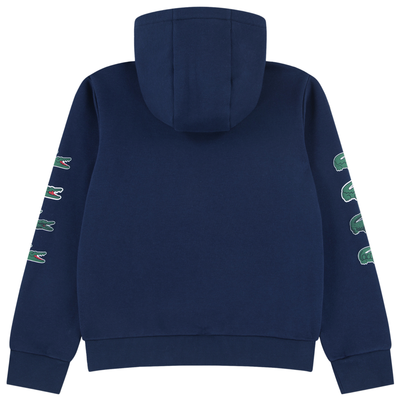 Lacoste Chandail à capuchon avec glissière complète molletonné avec imprimé Image 8 de 8. Appuyez pour ouvrir la galerie de photos.