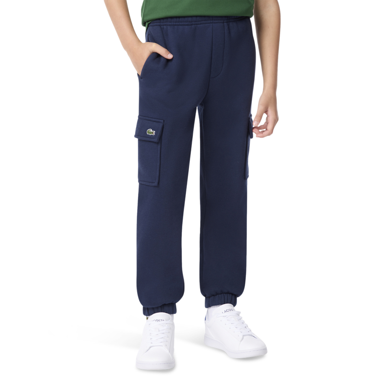 Lacoste Pantalon cargo en molleton Image 1 de 7. Appuyez pour ouvrir la galerie de photos.