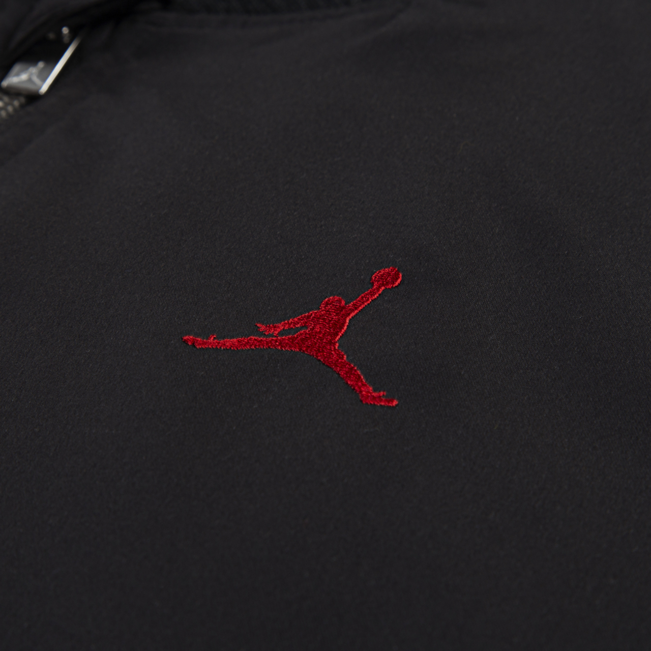 Jordan Big Logo Hooded Bomber Jacket  Image 3 of 4. Tap to open photo gallery.