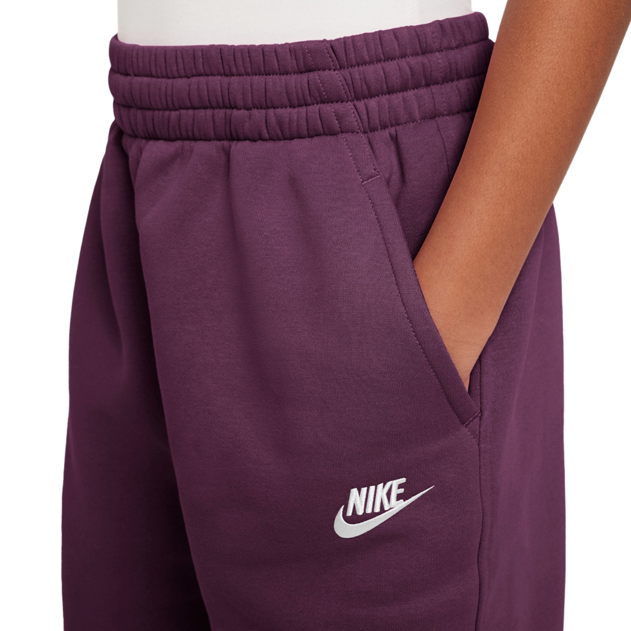 Nike NSW Club LBR Oversized Fleece Pants  Image 3 of 3. Tap to open photo gallery.