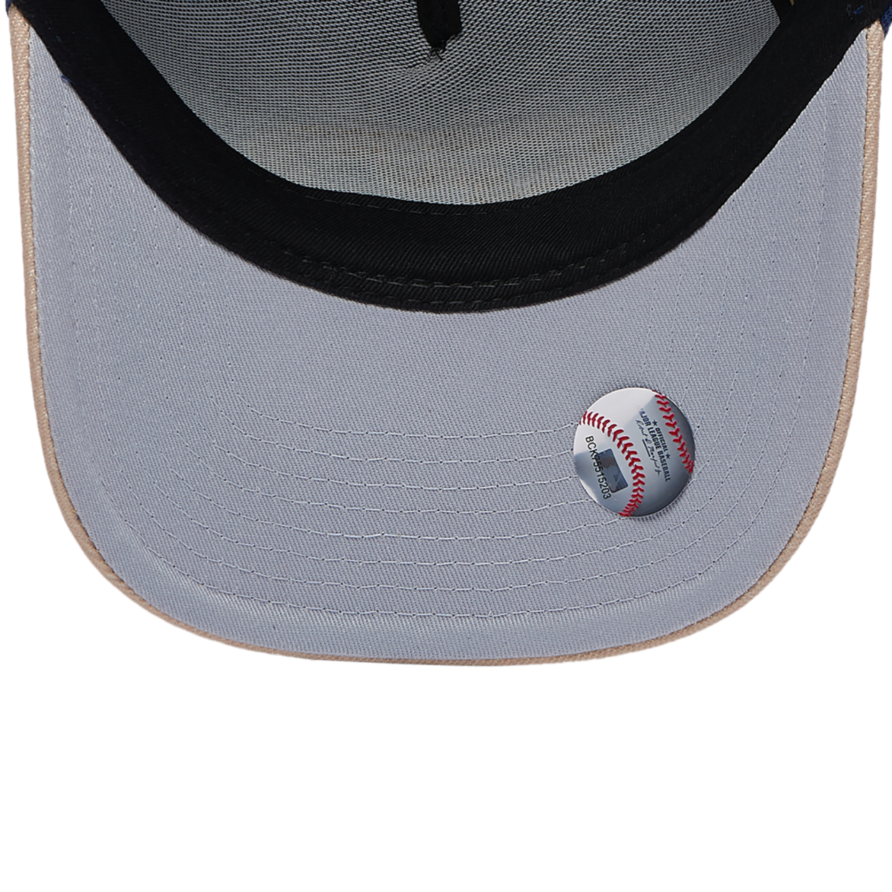 Mitchell & Ness Diamondbacks Navy & Tan Pro Pinch Cap Image 5 of 5. Tap to open photo gallery.