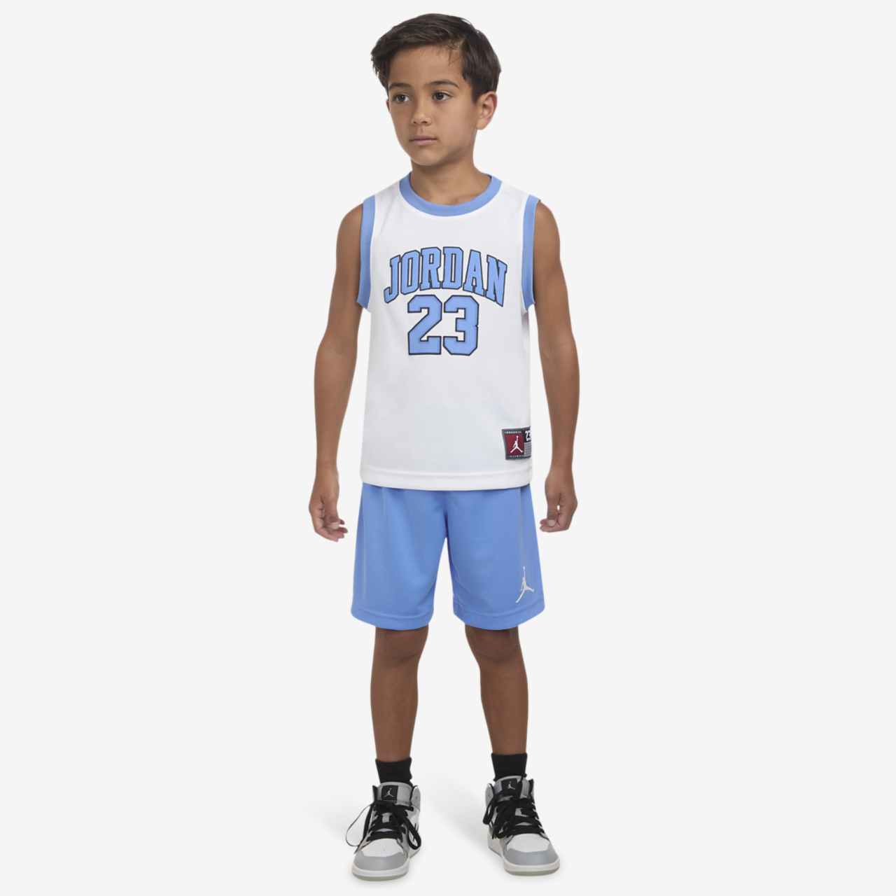 Jordan 23 Jersey Set Image 1 of 9. Tap to open photo gallery.
