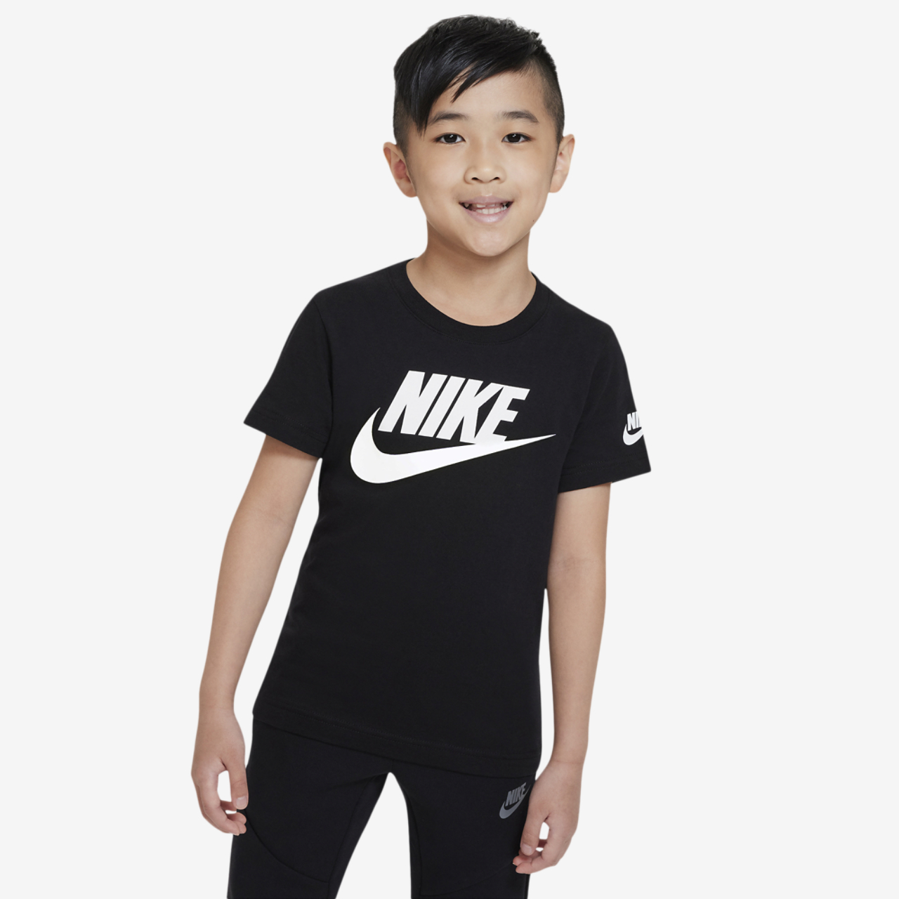 Nike Futura Evergreen Short Sleeve T-Shirt Image 1 of 8. Tap to open photo gallery.