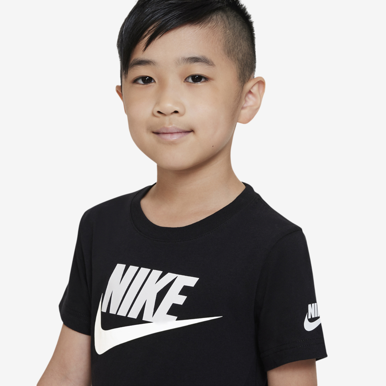 Nike Futura Evergreen Short Sleeve T-Shirt Image 3 of 8. Tap to open photo gallery.