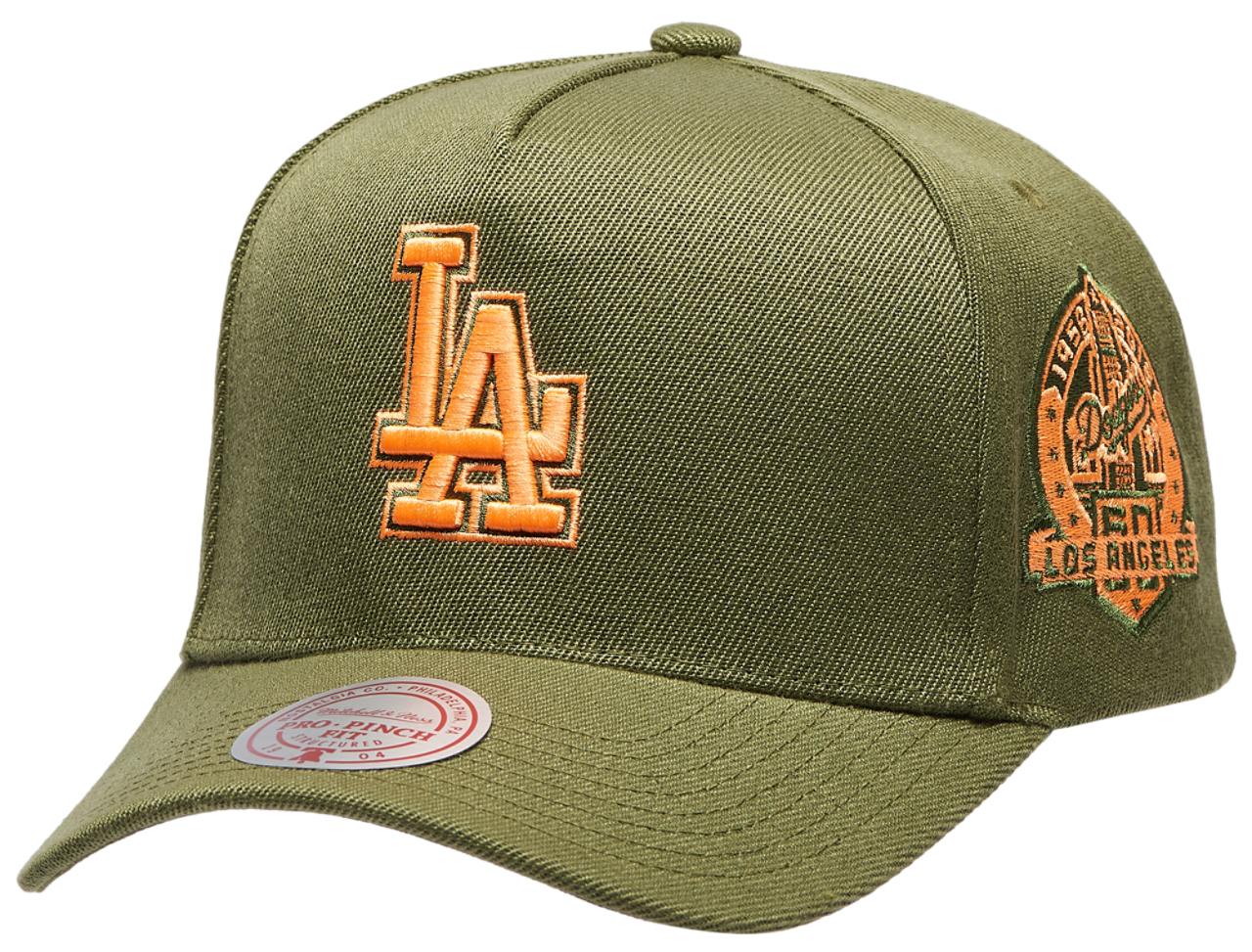 Mitchell & Ness Dodgers Neon Pop Pro Pinch Cap Image 1 of 5. Tap to open photo gallery.