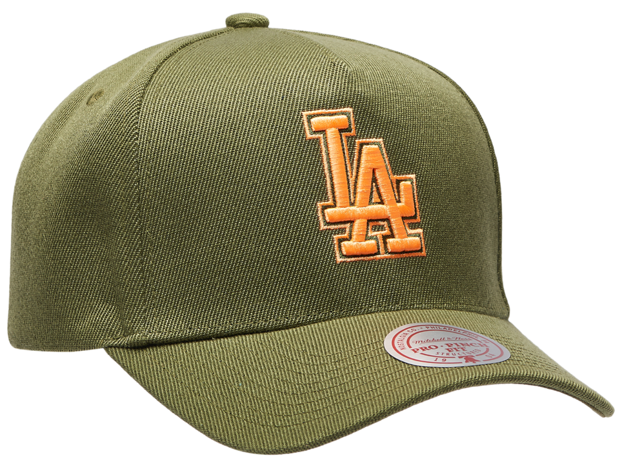 Mitchell & Ness Dodgers Neon Pop Pro Pinch Cap Image 3 of 5. Tap to open photo gallery.
