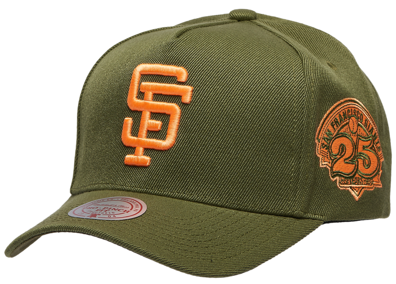 Mitchell & Ness Giants Neon Pop Pro Pinch Cap Image 1 of 5. Tap to open photo gallery.