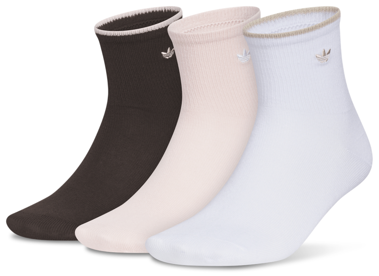 adidas Originals Luna High Quarter Socks 3-Pack  Image 1 of 1. Tap to open photo gallery.