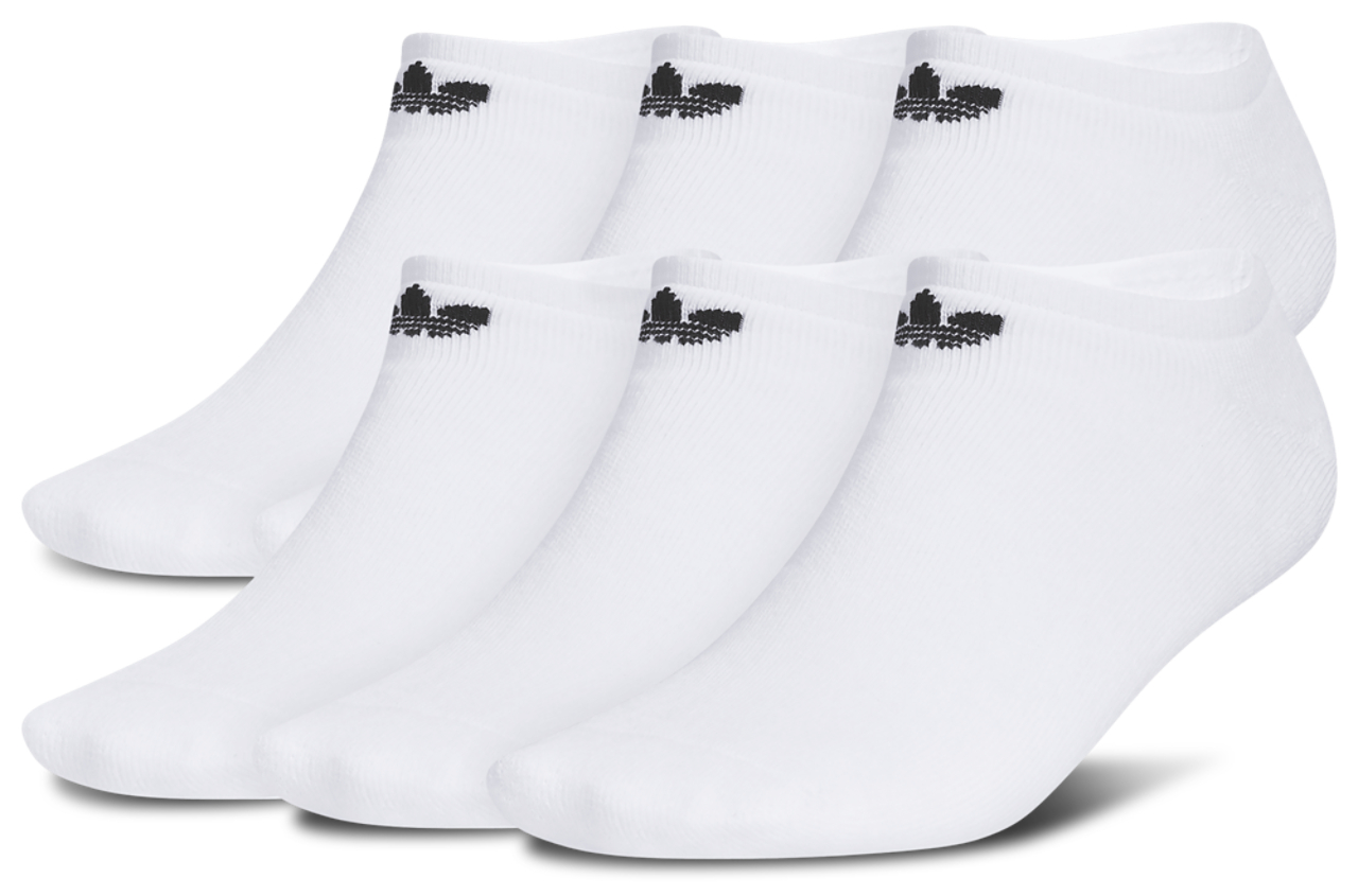 adidas Chaussettes invisibles Trefoil en paquet de 6 paires Image 1 de 1. Appuyez pour ouvrir la galerie de photos.