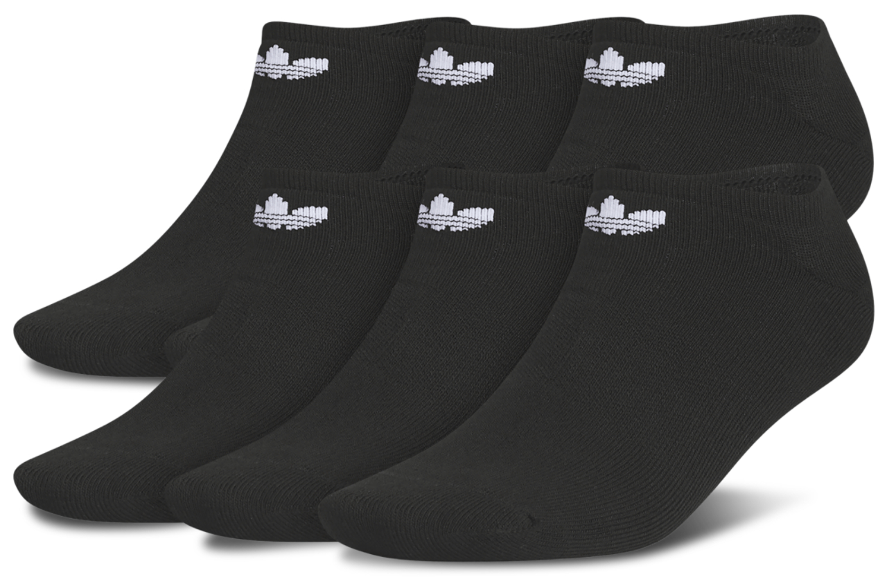 adidas Originals Trefoil No-Show Socks 6-Pack  Image 1 of 1. Tap to open photo gallery.