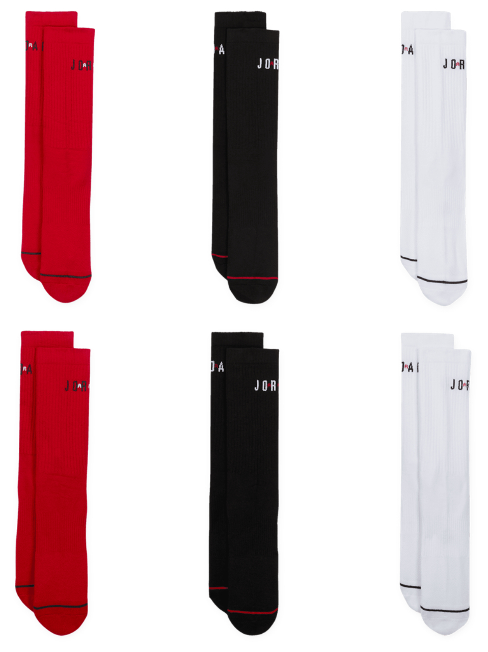 Jordan Lot de 6 paires de chaussettes Essential Crew Image 2 de 4. Appuyez pour ouvrir la galerie de photos.