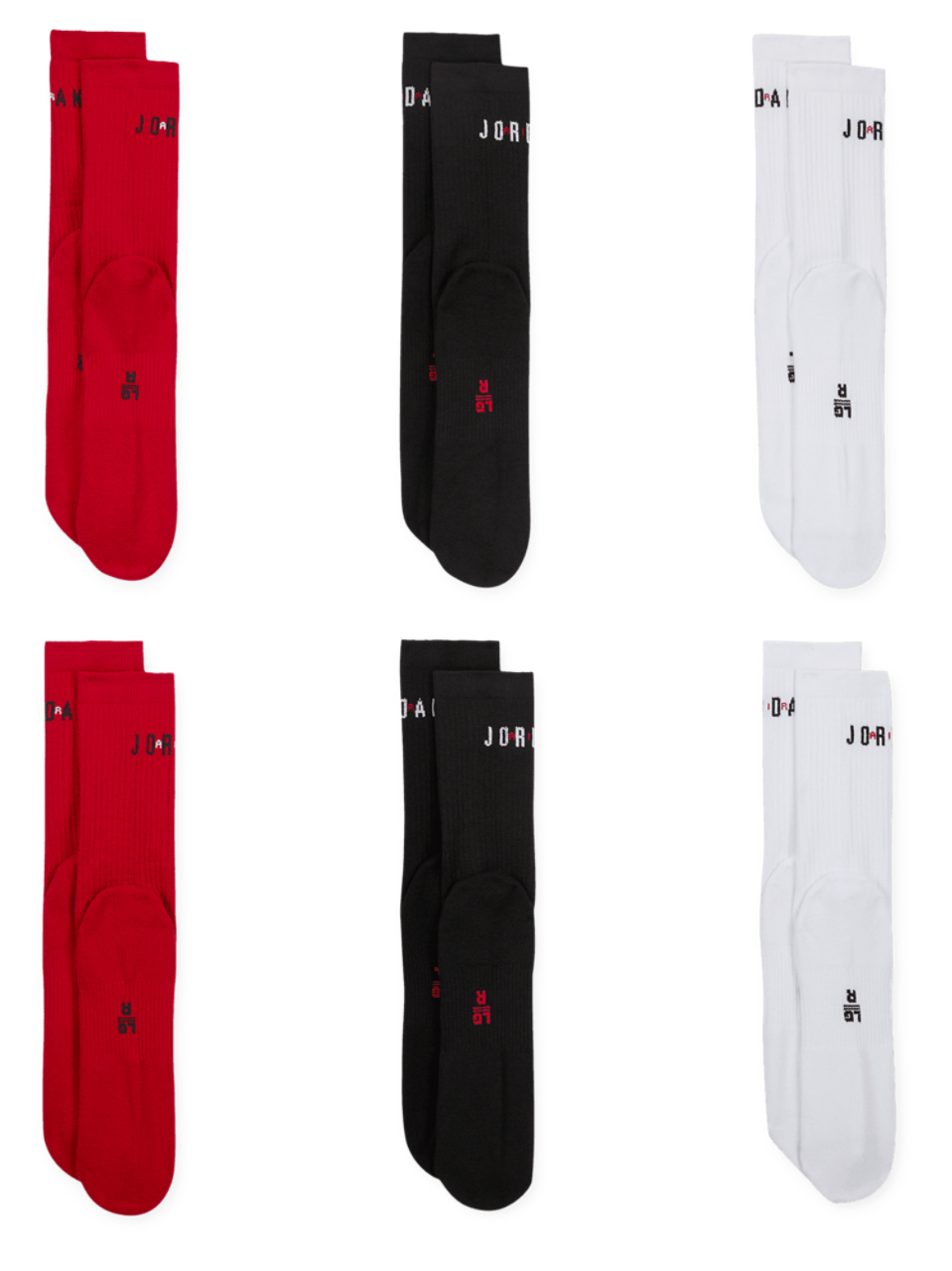 Jordan Lot de 6 paires de chaussettes Essential Crew Image 3 de 4. Appuyez pour ouvrir la galerie de photos.