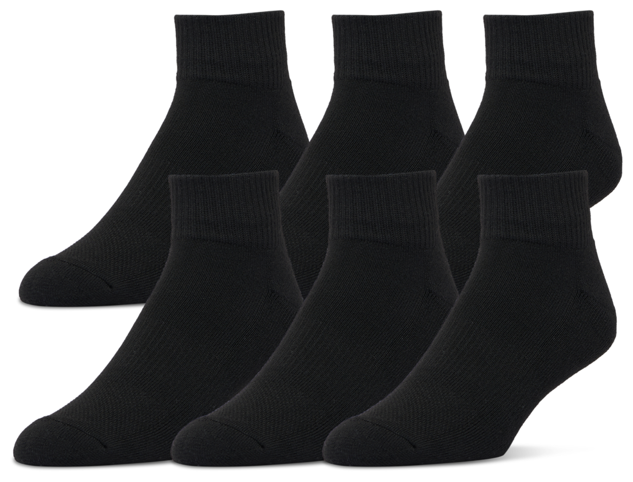 CSG Quarter Socks 6 Pack  Image 1 of 2. Tap to open photo gallery.