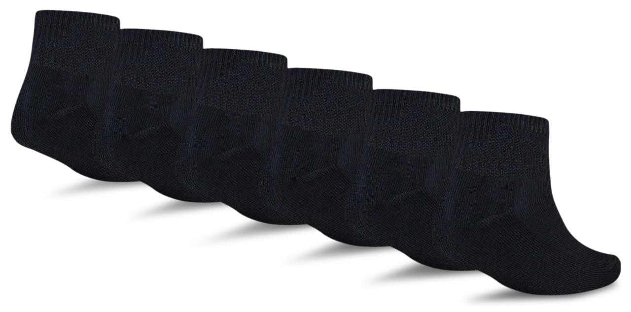 Jordan Everyday Essentials 6 Pack Ankle Socks  Image 2 of 2. Tap to open photo gallery.