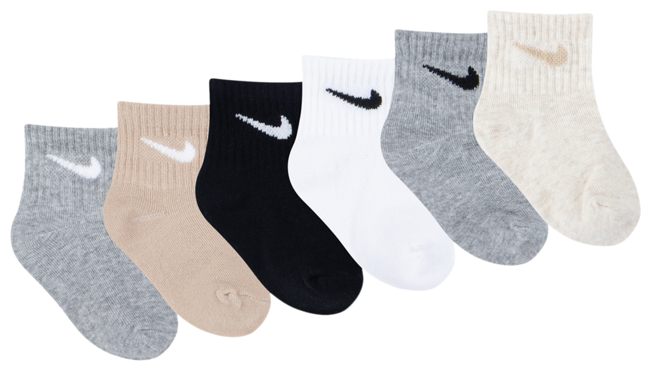 Nike Swoosh 6 Pack Ankle Sock  Image 2 of 2. Tap to open photo gallery.