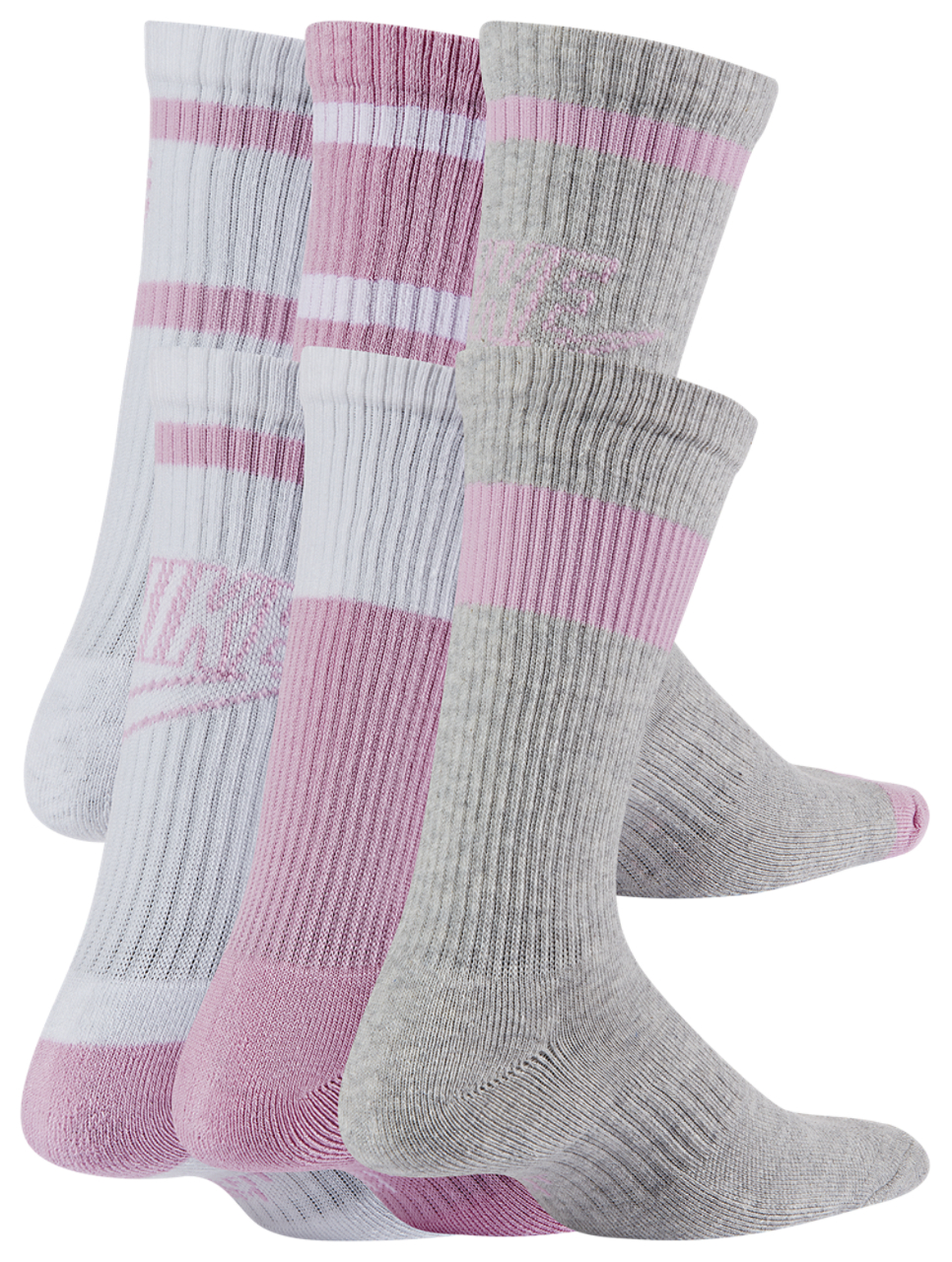 Nike 6 Pack Cushioned Crew Socks  Image 2 of 6. Tap to open photo gallery.