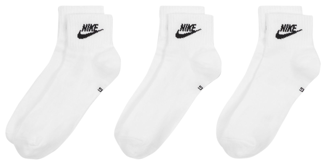 Nike Emballage de 3 paires de chaussettes à la cheville Image 3 de 4. Appuyez pour ouvrir la galerie de photos.