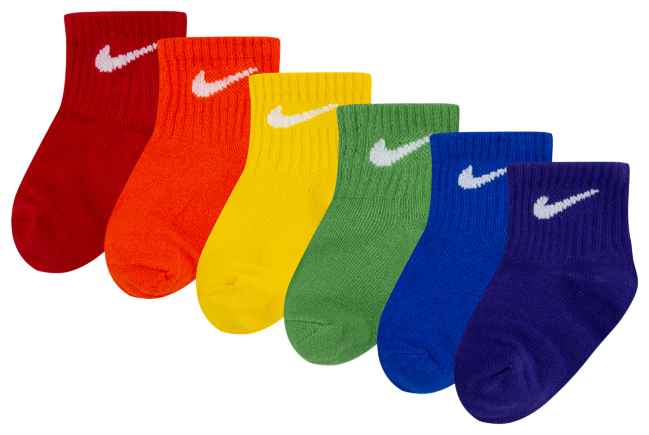 Nike Paquet de 6 paires de socquettes Swoosh Image 1 de 2. Appuyez pour ouvrir la galerie de photos.
