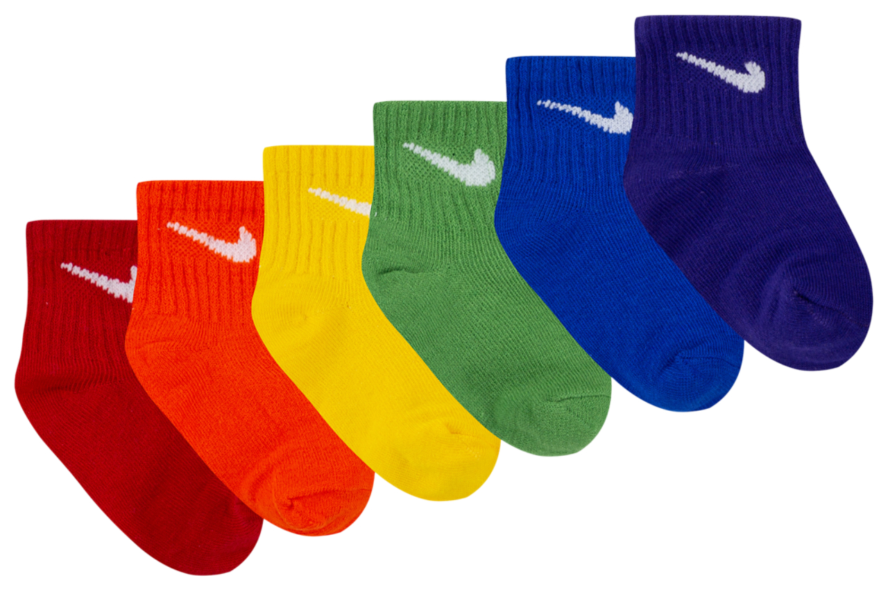 Nike Paquet de 6 paires de socquettes Swoosh Image 2 de 2. Appuyez pour ouvrir la galerie de photos.