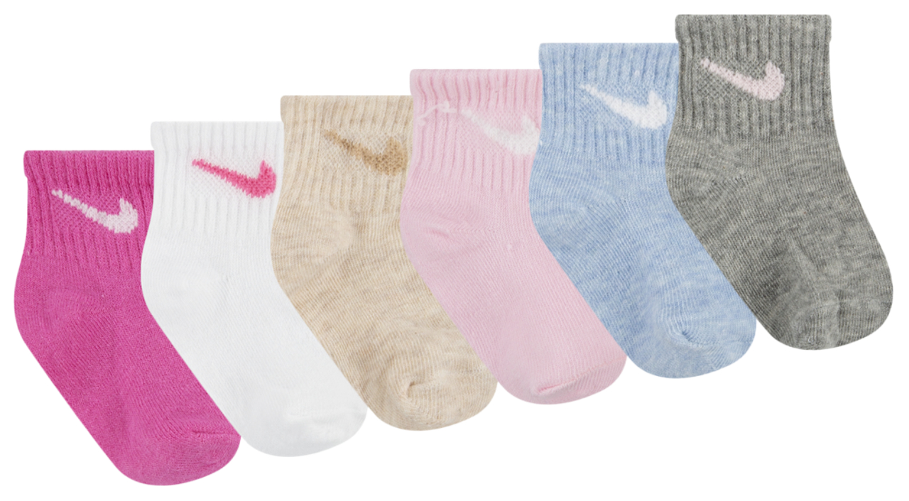 Nike Swoosh 6 Pack Ankle Socks  Image 2 of 2. Tap to open photo gallery.
