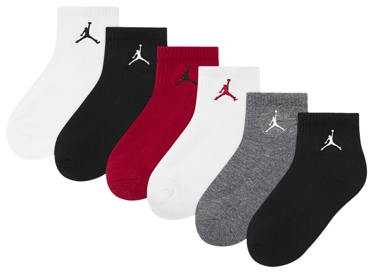 Jordan Everyday Essentials 6 Pack Ankle Socks  Image 1 of 2. Tap to open photo gallery.