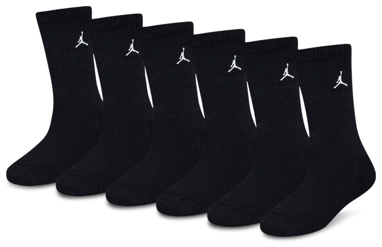 Jordan Legend Crew Socks 6-Pack  Image 1 of 2. Tap to open photo gallery.