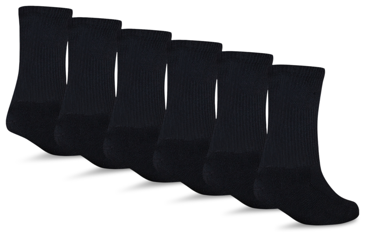 Jordan Legend Crew Socks 6-Pack  Image 2 of 2. Tap to open photo gallery.