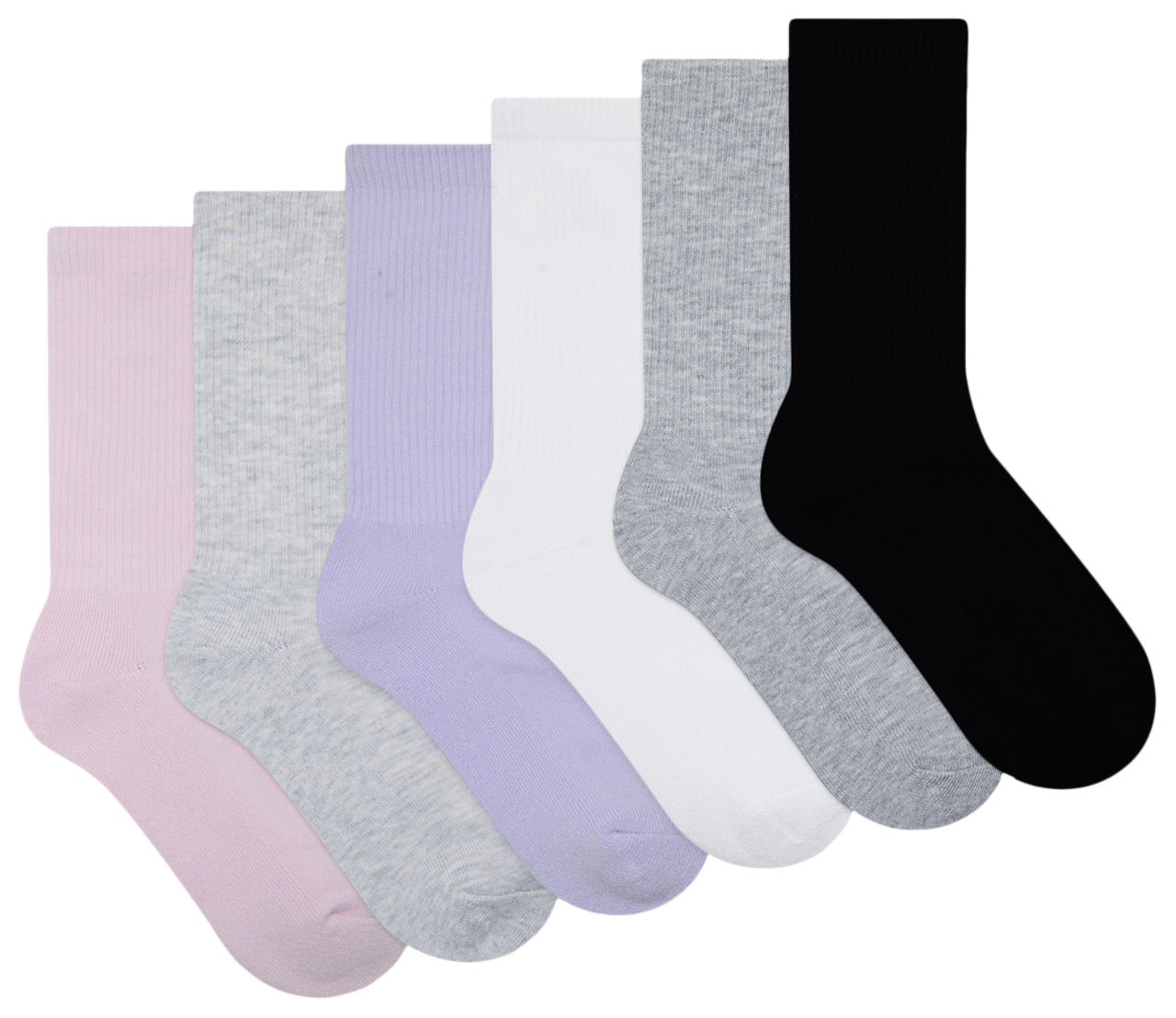Jordan Everyday Essentials 6Pk Crew Sock  Image 2 of 2. Tap to open photo gallery.