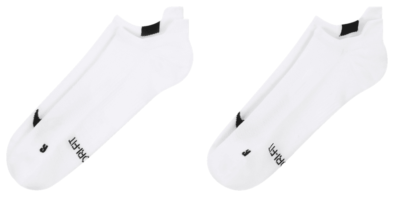 Nike Paquet de 2 paires de chaussettes invisibles Multiplier Image 3 de 4. Appuyez pour ouvrir la galerie de photos.