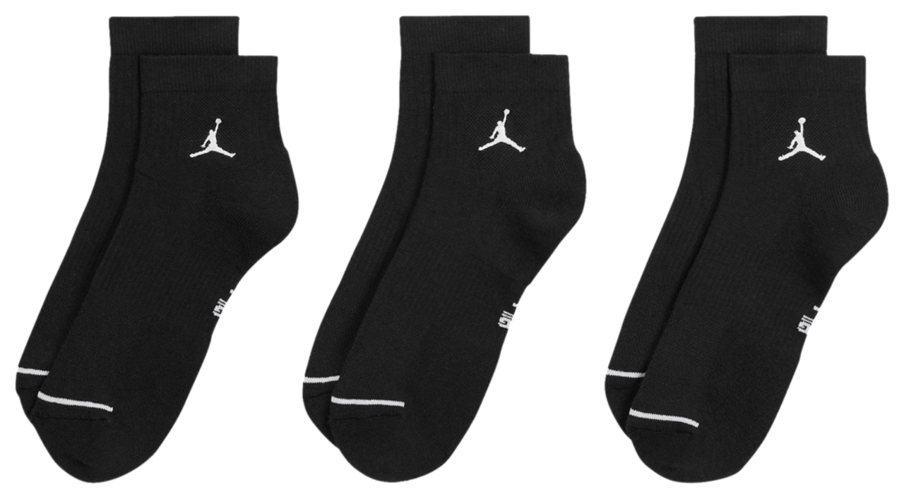 Jordan Every Day Cushioned Ankle 3 Pack  Image 3 of 4. Tap to open photo gallery.
