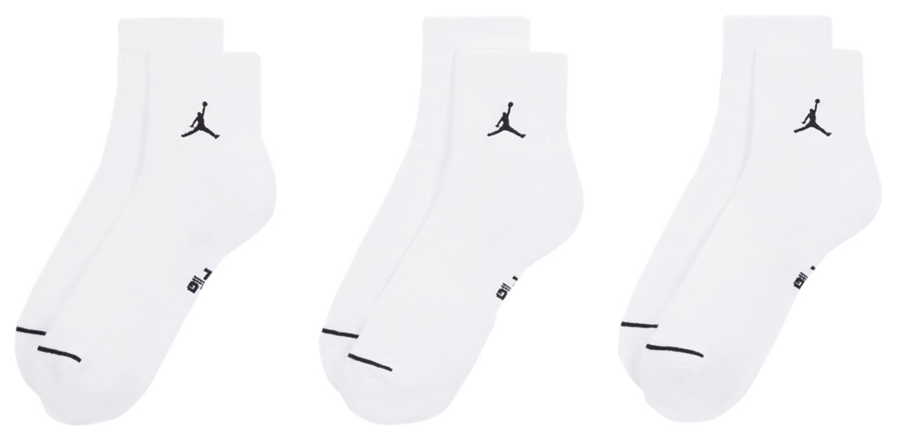 Jordan Every Day Cushioned Ankle 3 Pack  Image 3 of 5. Tap to open photo gallery.