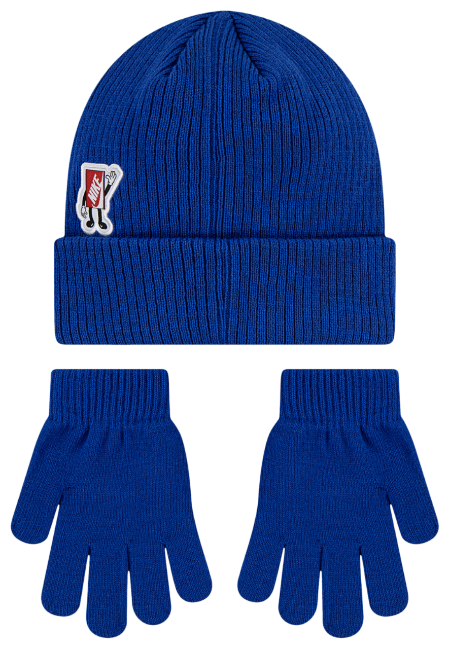 Nike Patch Peak Beanie Set Image 2 of 4. Tap to open photo gallery.