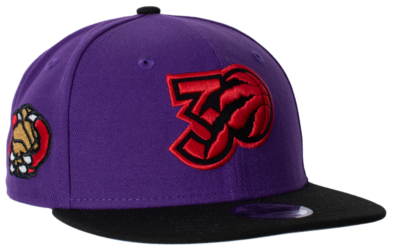 New Era Raptors 9Fifty NBA 30th Anniversary Cap  Image 3 of 5. Tap to open photo gallery.