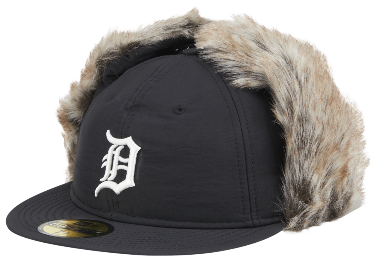 New Era Tigers Dog Ear 59Fifty Fitted Cap  Image 1 of 7. Tap to open photo gallery.