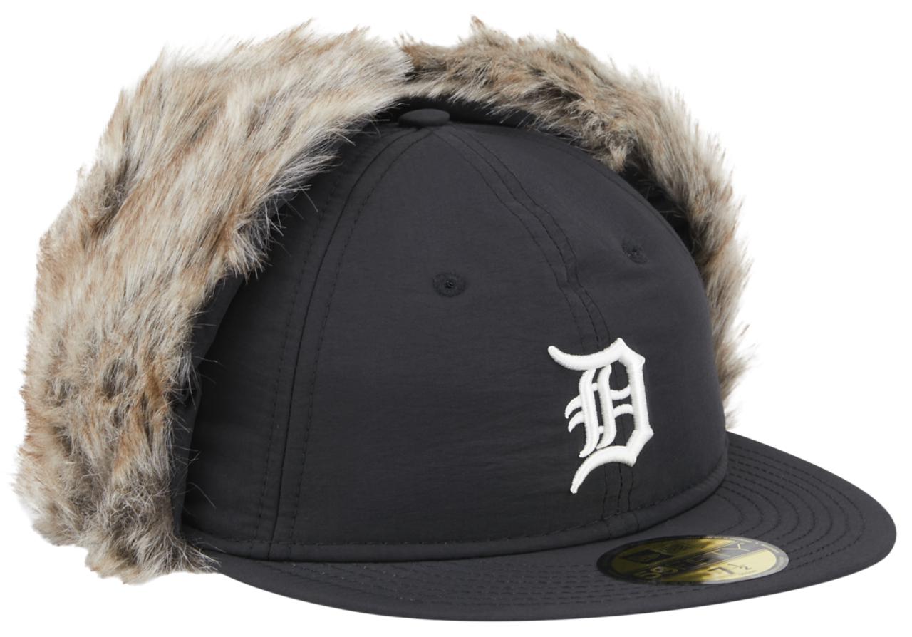 New Era Tigers Dog Ear 59Fifty Fitted Cap  Image 3 of 7. Tap to open photo gallery.