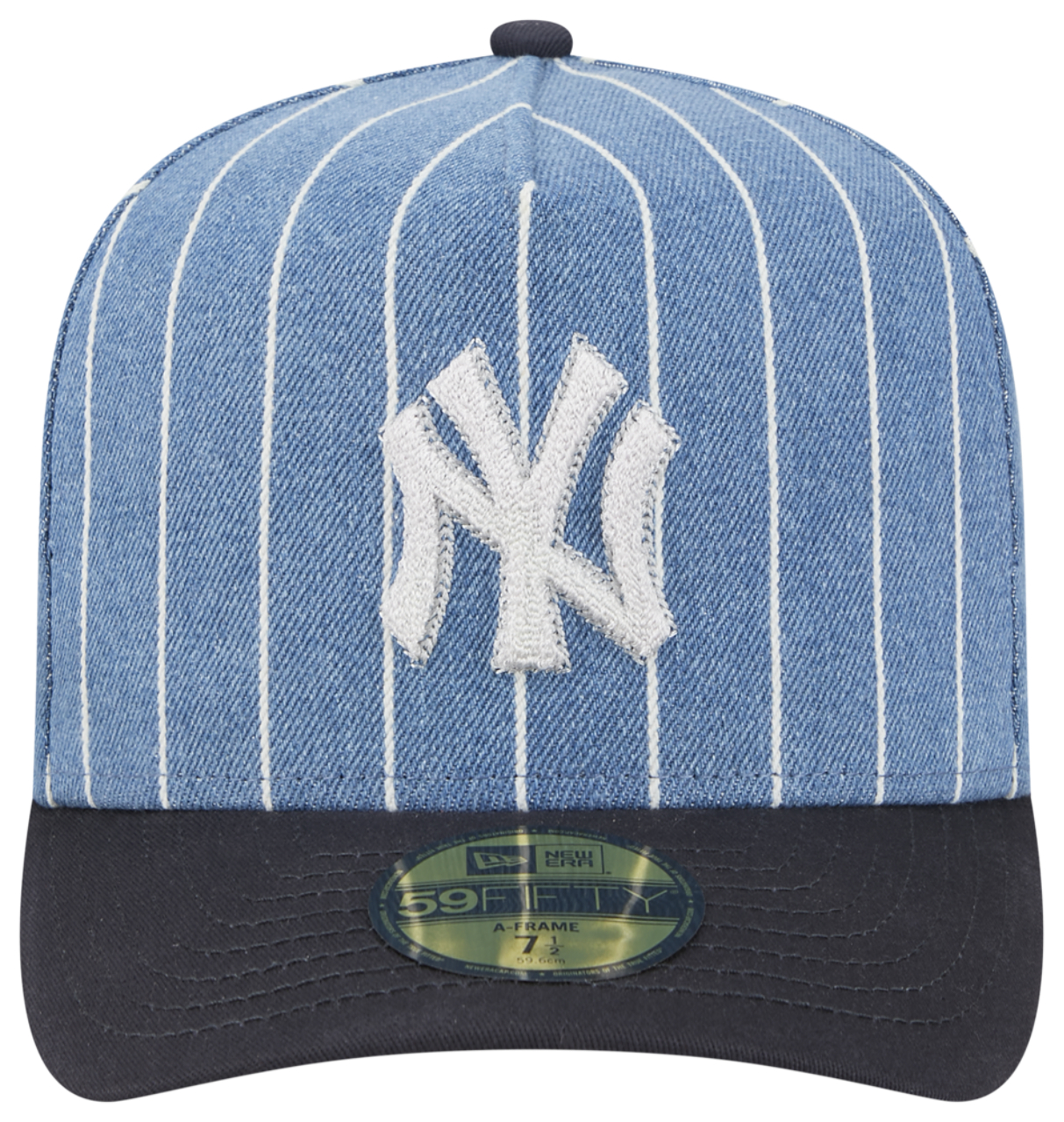 New Era Casquette rayée Yankees 59FIFTY Image 2 de 7. Appuyez pour ouvrir la galerie de photos.