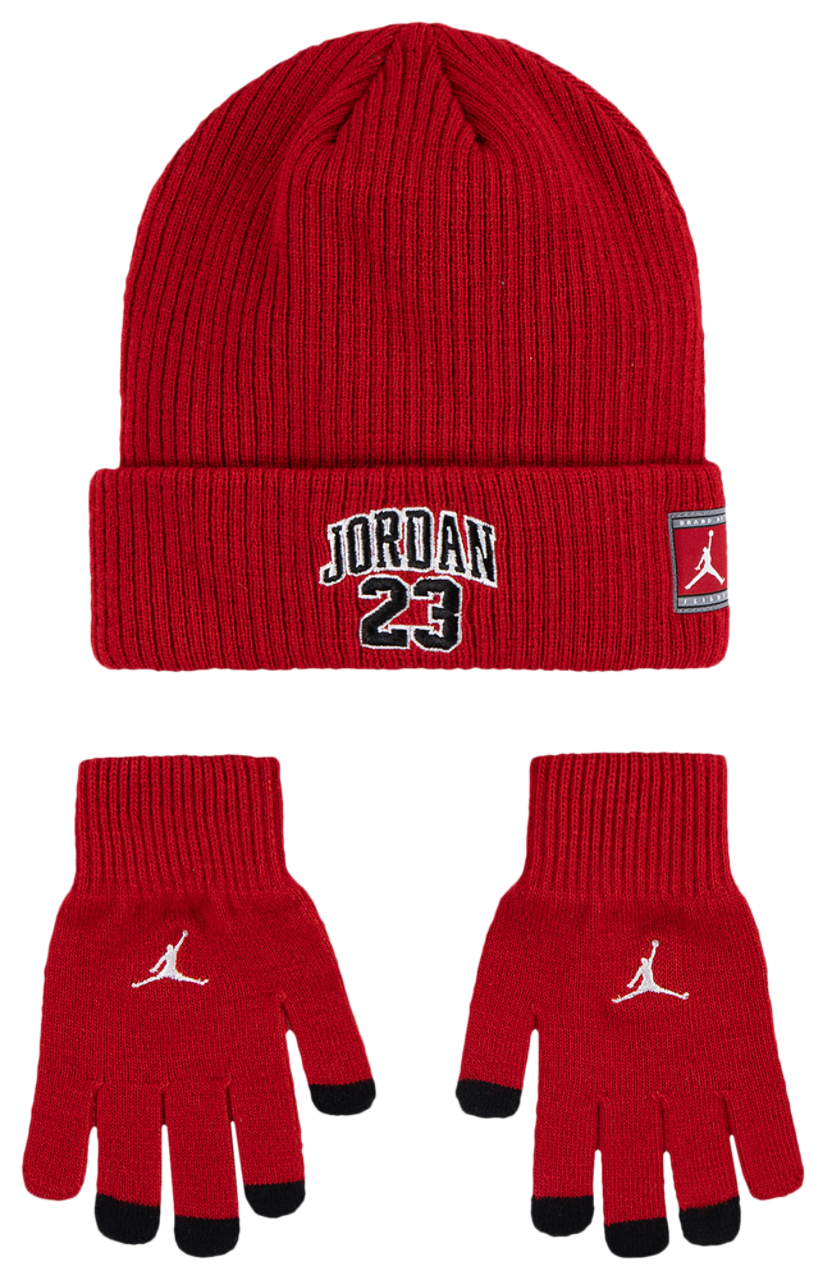 Jordan 23 Jersey Beanie and Glove Set  Image 1 of 8. Tap to open photo gallery.