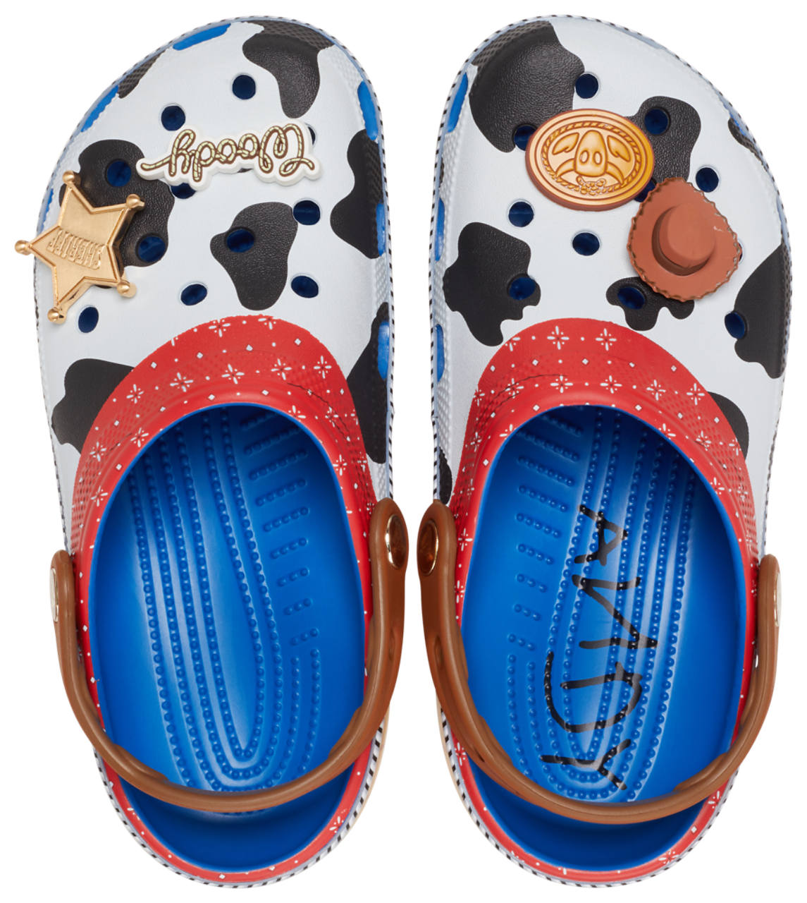 Crocs Toy Story Woody Classic Clogs Image 4 of 5. Tap to open photo gallery.