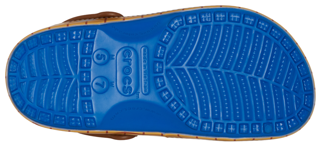 Crocs Toy Story Woody Classic Clogs Image 5 of 5. Tap to open photo gallery.