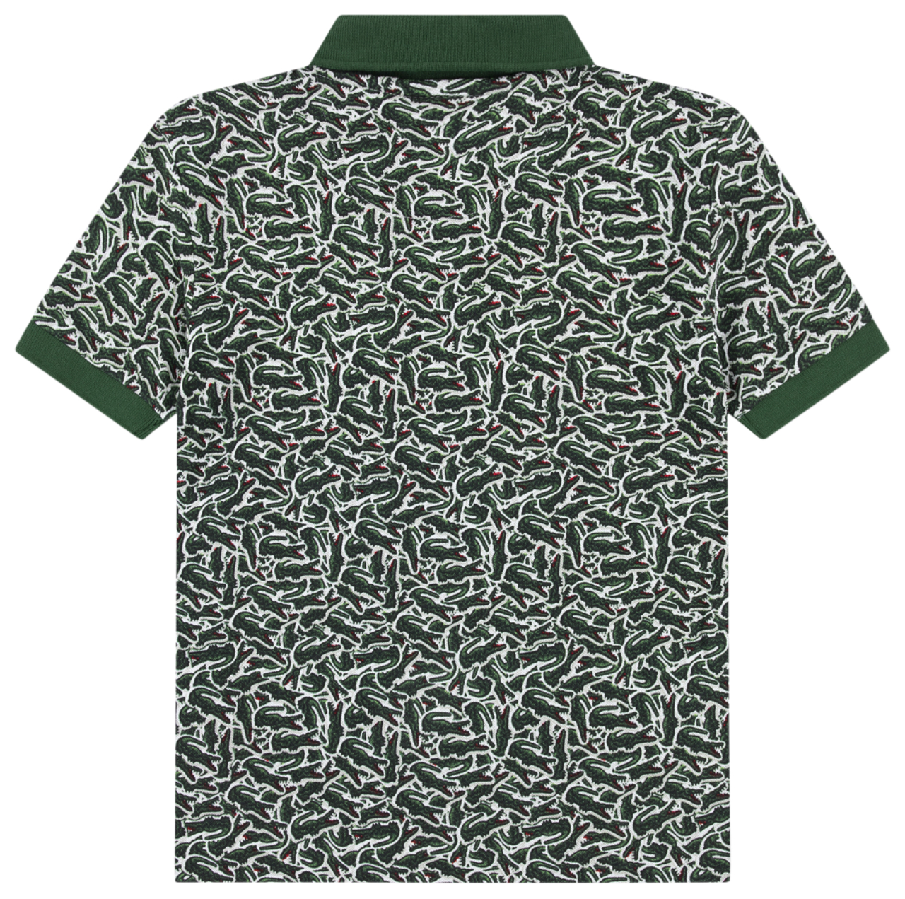 Lacoste Tossed Croc Polo Image 2 of 3. Tap to open photo gallery.