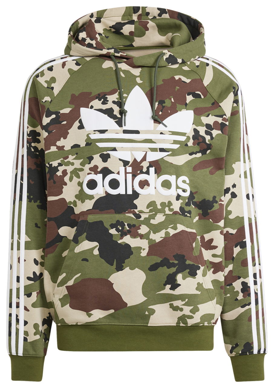 adidas Sweat à capuche en molleton camouflage