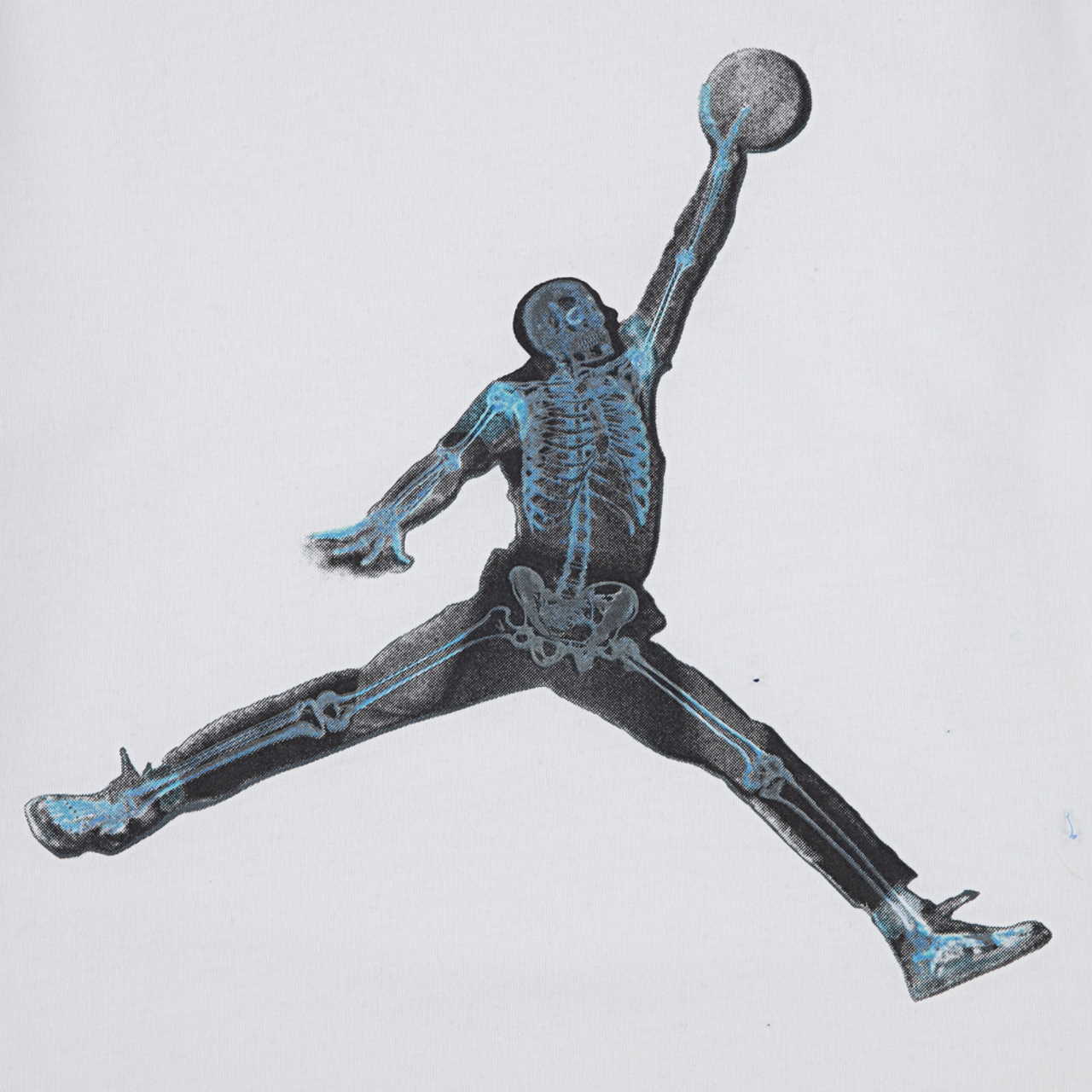 Jordan Skeleton Jumpman T-Shirt  Image 6 of 6. Tap to open photo gallery.