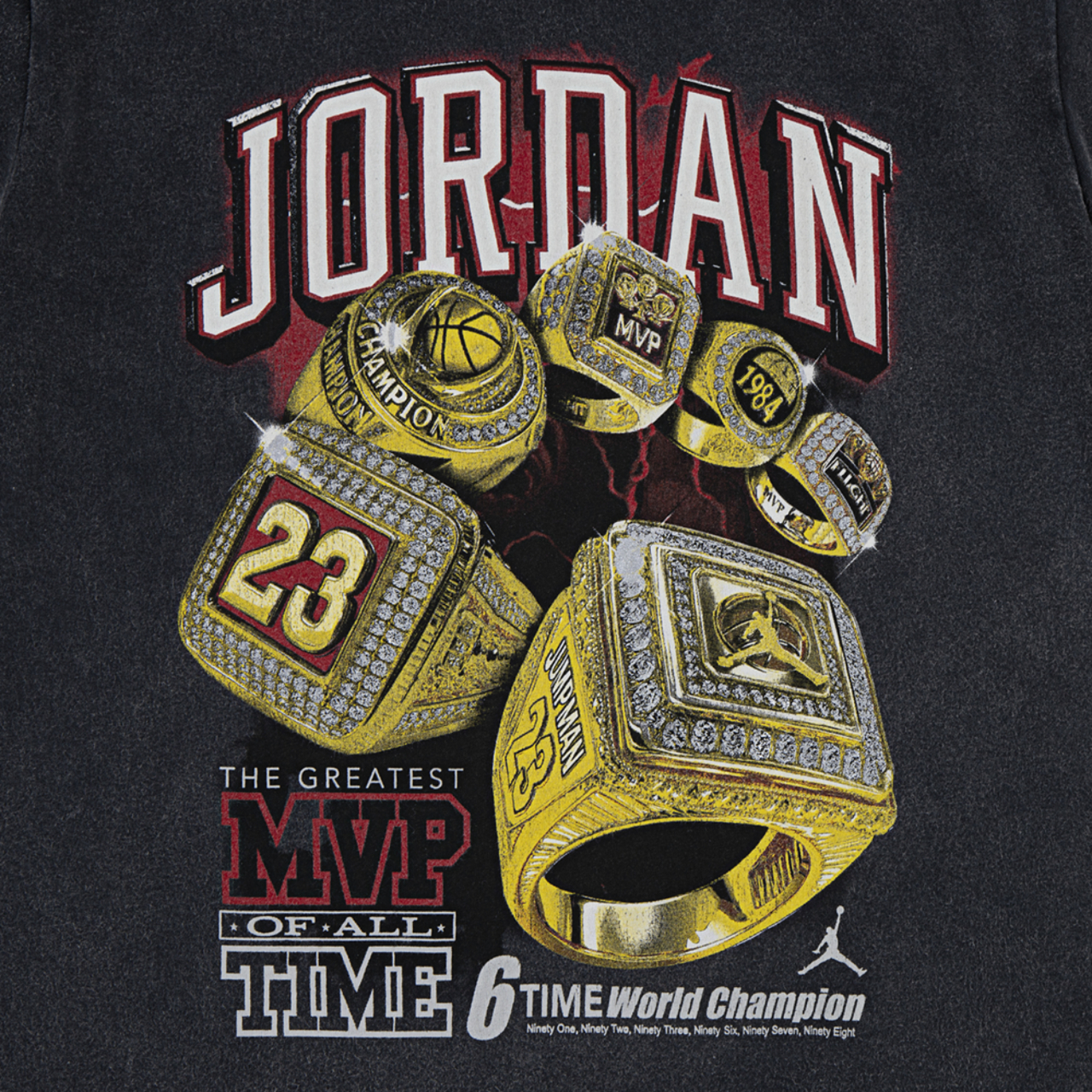 Jordan T-shirt 6-rings Image 2 de 2. Appuyez pour ouvrir la galerie de photos.