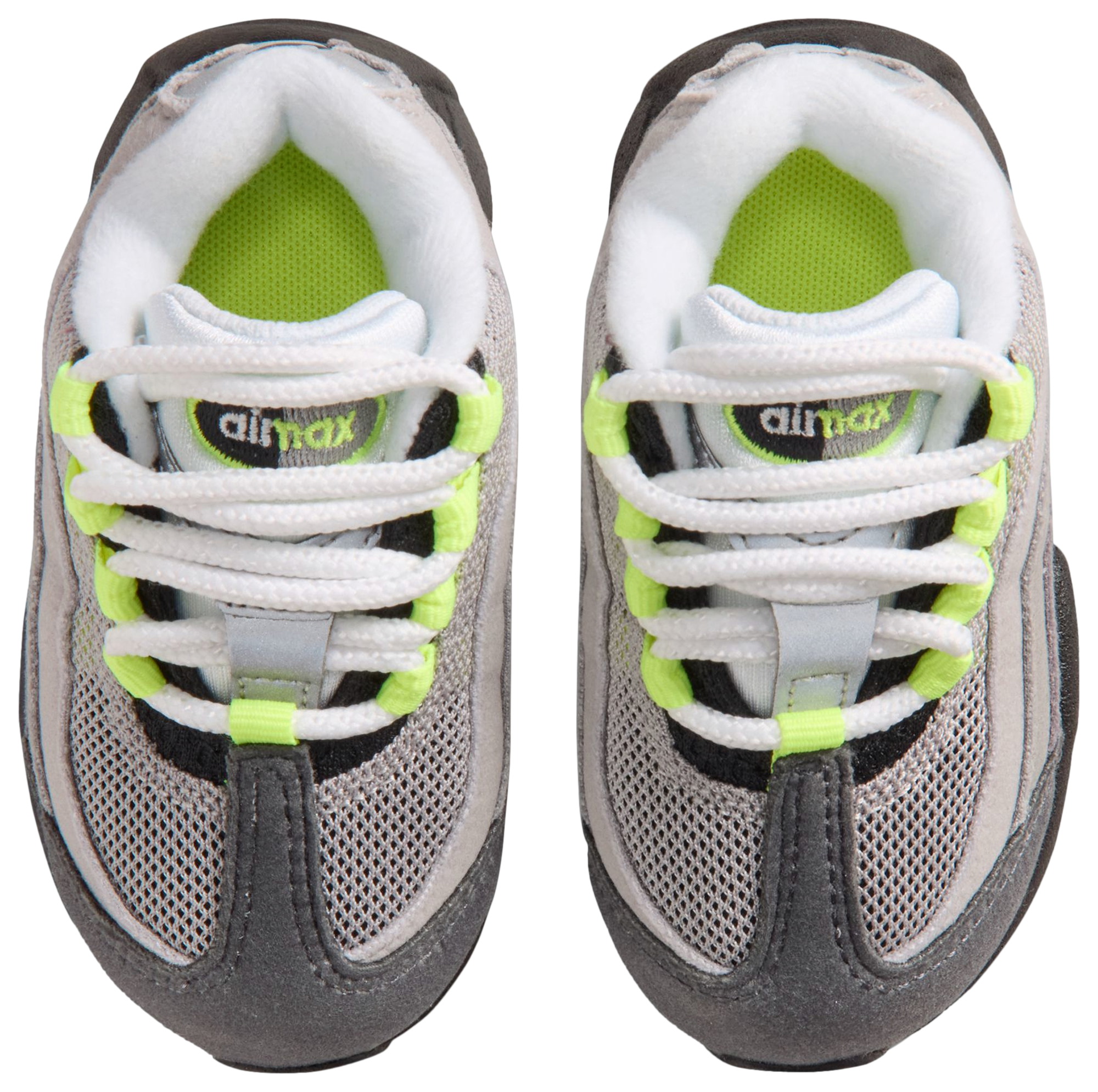 Nike Air Max 95 童款 - Anthracite/Black/Neon Yellow - Image 4