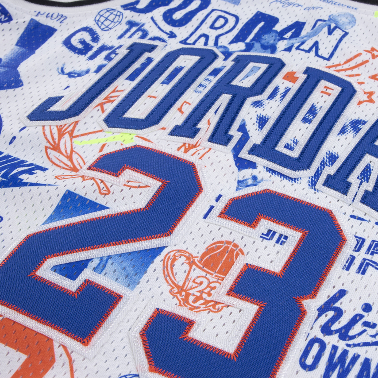 Jordan Jordan 23 AOP Super Splash Jersey Image 3 of 4. Tap to open photo gallery.