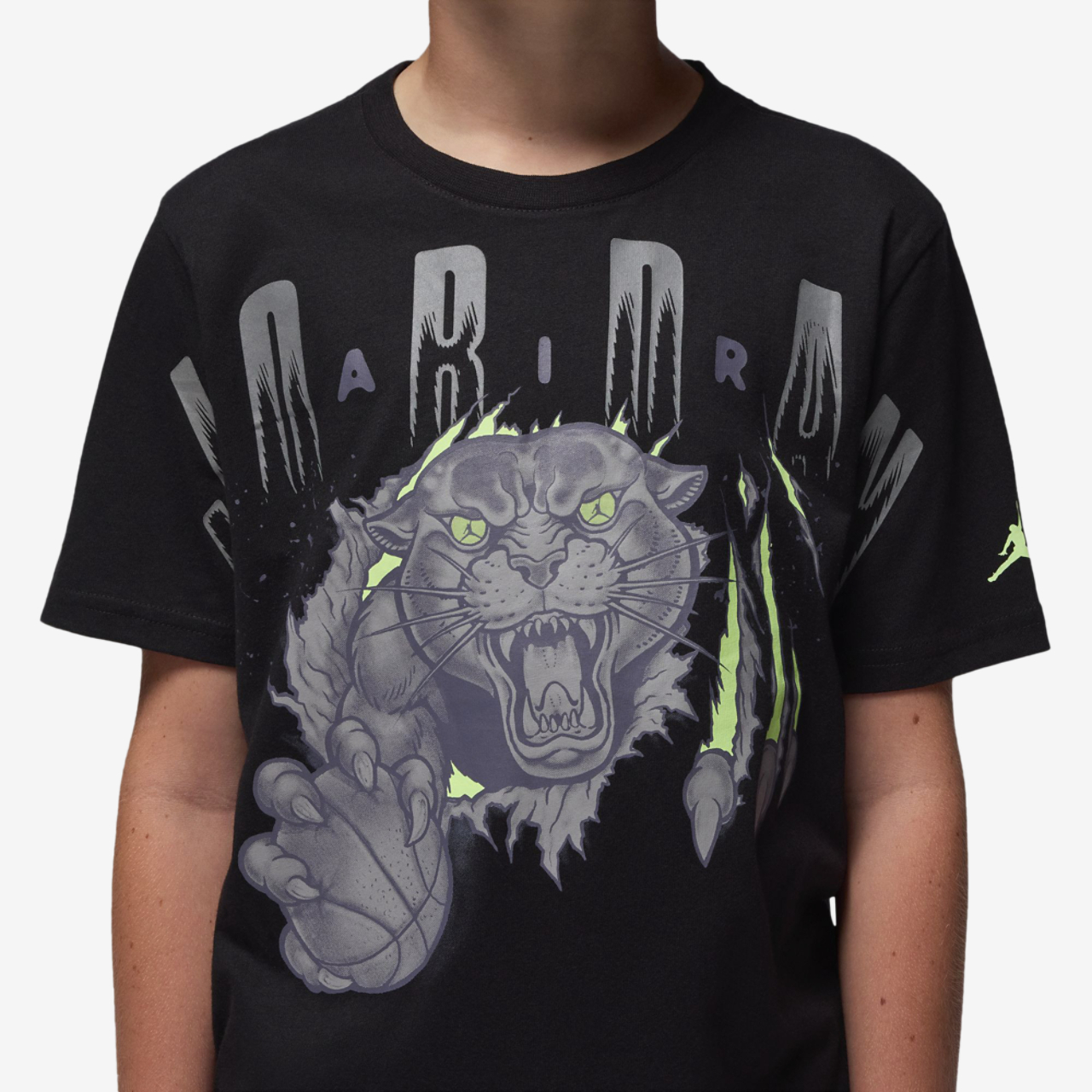Jordan Unleash The Beast Short Sleeve T-Shirt Image 3 of 9. Tap to open photo gallery.