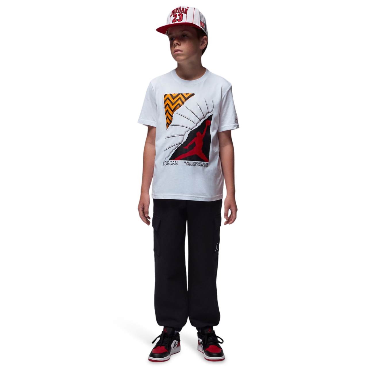 Jordan Taxi 24 Retro T-Shirt Image 5 of 8. Tap to open photo gallery.