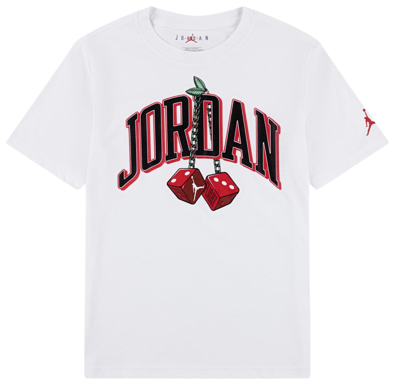 Jordan Cherry Dice Short Sleeve T-Shirt - Boys' Grade School